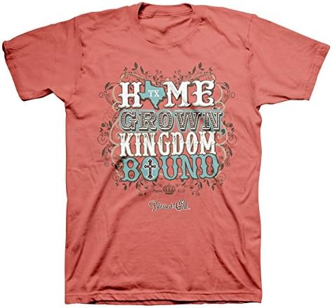 Blessed Girl Home Grown Christian Short Sleeve T-shirt-Texas-large