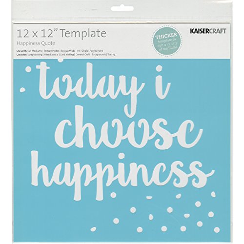 Template 12″X12″-Happiness Quote