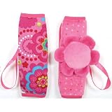 Tuc Tuc Newborn to Toddler Pink Car Seat Harness Pads, Strap Cover Buddies. Chip Chip Collection.
