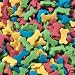 Edible Confetti Sprinkles Dog Bone Shaped 5oz Container
