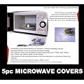 BRAND NEW MICROWAVE REUSABLE PLATE COVERS SET OF 5