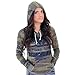 California Republic Eco Pullover Hooded Long Sleeve T-shirt - State Flag Bear Silhouette