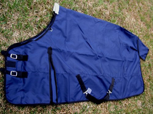 1200 Denier Navy Turnout Blanket Sheet Light Weight Sizes 60