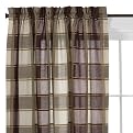 Brockport Plaid Window Panel - Cinnabar (52x84")
