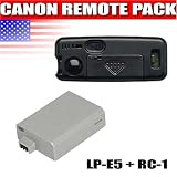 Canon Wireless Remote Control RC1 for Digital Rebel+Generic LP-E5 Battery By CTA