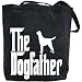 Canvas Tote Bag Black  The Dogfather Labrador Retriever  Dog