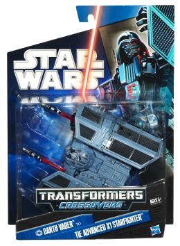 Star Wars Transformers Darth Vader Advanced Tie X1 Starfighter - Colors May Vary