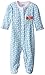 BON BEBE Baby-Girls Newborn Firefly Footed Snap Front Coverall, Multi, 0-3 Months