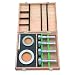 Mitutoyo 368-997 Holtest (Type ll) Vernier Inside Micrometer, Complete Unit Set, 2-4" Range, 0.0002" Graduation, +/-0.00015" Accuracy (4 Piece Set)