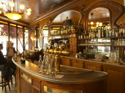 Bistrot Du Peintre, Art Nouveau Decor, Paris, France Artists Photographic Poster Print by Per Karlsson, 30x40