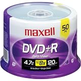 MAXELL  50-Pack DVD+R Recordable DVD (16X)
