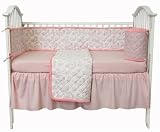 Tadpoles Toile 4 Piece Crib Set in Pink
