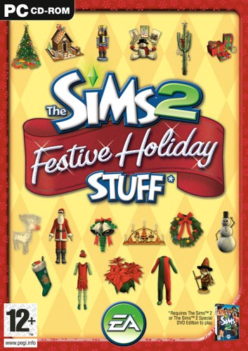 Childrens Toyshop  Video Games : The Sims 2: Festive Holiday Stuff (PC CD)