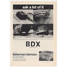 1977 Beherman Demoen BDX Armoured Personnel Carrier Print Ad