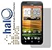 Halo Screen Protector Film Invisible (Clear) for HTC EVO 4G LTE Jet (Released 2012) (3-Pack) - Premium Japanese Screen Protectors