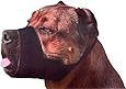 Quick Fit Nylon Dog Muzzle, Medium Fits Snout Size 8"-9", Black