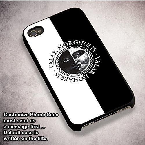 Popular Valar Morghulis Dohaeris for Iphone 6 and Iphone 6s Case (Black Rubber Case)