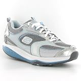 Skechers Shape Ups Accellerators Silver Womens Trainers
