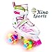 Xino Sports Adjustable Roller Skates for Children - Featuring PU Wheels, Awesome-Looking, Safe and Durable Roller Skates, Perfect for Boys and Girls!