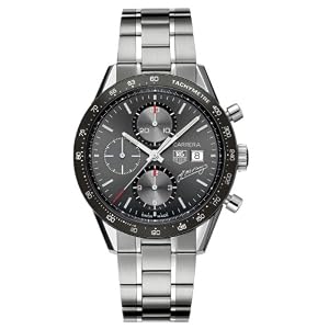 TAG Heuer Men's CV201C.BA0786 Carrera Automatic Chronograph Stainless Steel Watch