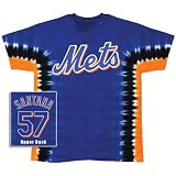 New York Mets - Johan Santana #57 Tie Dye T-Shirt - XX-Large