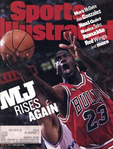 Michael Jordan Unsigned Sports Illustrated June 15,1998 Chicago Bulls Basketball Cover Magazine