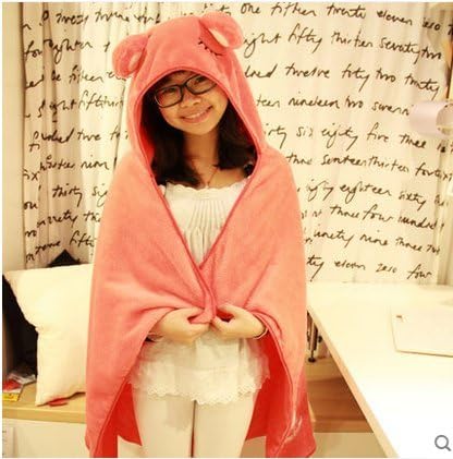 5v Plush Far Infrared Warm USB Heating Shawl USB Car Seat Cushion (Pink)