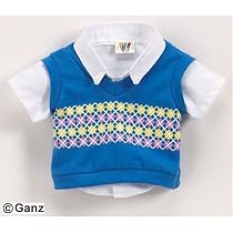 WEBKINZ CLOTHING SMART SWEATER VEST TOP
