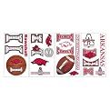 Peel and Stick Appliqué - NCAA Arkansas