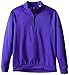adidas Golf Boy's 3 Stripes 1/2 Zip Shirt
