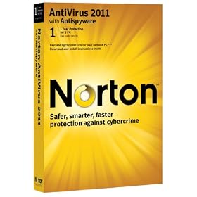 Norton Antivirus 2011, 1 Computer, 1 Year Subscription (PC)