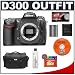 Nikon D300 Digital SLR Camera + 16GB Card + EN-EL3e Battery + Case + Cameta Bonus Accessory Kit