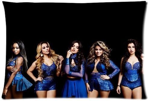 Dawndiy Fifth Harmony Custom Pillowcase, Fifth Harmony Zippered Pillow Case Cover Size 20*26 (two side)