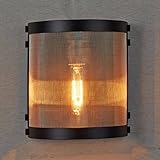 Ecopower Vintage Style Simplicity Wire Mesh Wall Sconce