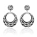 Diamond 18k White Gold Dangle Earrings