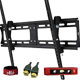 50-70 Tilt / Tilting Low Profile Universal TV Wall Mount * HDMI CABLE * 6 TORPEDO LEVEL * VELCRO CABLE TIE (TH84037-3)