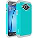 Galaxy J3 Case, Galaxy Amp Prime Case, Galaxy Express Prime Case - OEAGO Shock-Absorption Dual Layer Defender Protective Case Cover For Samsung Galaxy J3 (2016) / Amp Prime / Express Prime - Teal