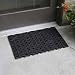 Durable Coporation Rubber Durite 108 Anti-Fatigue Mat, High Traffic and Wet Areas, Herringbone Weave without Nosing, 14" Width x 22" Length x 5/8" Thickness, Black / Yellow