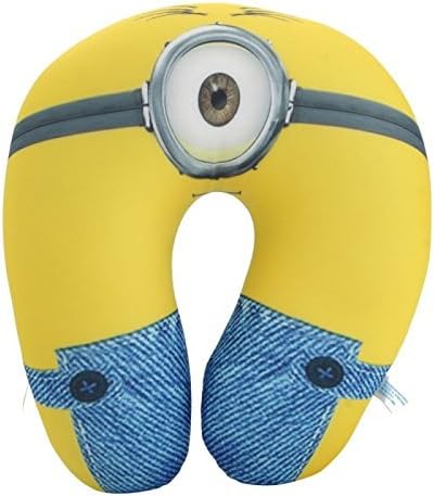 Great Value Stuffed Animals Lovely Soft One-Eye Minions Nanoparticles U-shaped Pillow Yellow & Blue