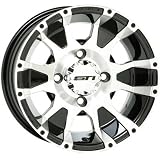 4 137 STI C7 HD Alloy Wheel 12x7 5.0 + 2.0 Machined BOMBARDIER CAN-AM KAWASAKI SUZUKI by Unknown