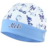 MLB New York Mets Newborn White-Blue Reversible Knit Beanie