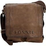 Fossil Maroquinerie - MBG1161200 - Bryant Messenger Vertical - Sac Homme - Cuir d'Agneau Brun