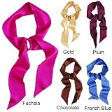 L. Erickson USA Elastic Loop Headband - 100% Silk Charmeuse