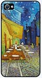 Midnight in Rodarte by Vincent Van Gogh - RUBBER iPhone 4 or 4s Cover, Cell Phone Case