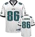 Reggie Brown Jersey: Reebok White Replica #86 Philadelphia Eagles Jersey - XX-Large