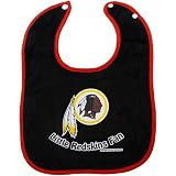 Washington Redskins 2-Tone Snap Baby Bib