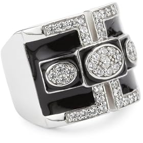 Nicky Hilton Chelsea Sterling Silver Ring, Size 7