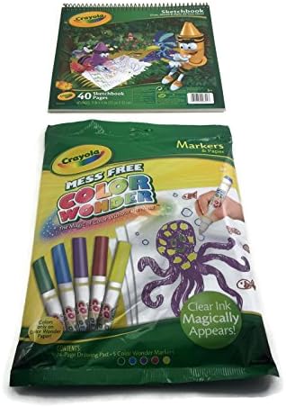Preschool and Kindergarten Color Wonder Mess Free Drawing Bundle [2 Pieces]