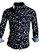 jeansian Men's Slim Fit Long Sleeves Casual Shirts 8620