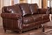 Butler Leather Sofa By Coaster Furniture With Silver Shipping